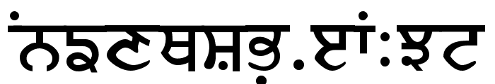 Merapunjab Font UPPERCASE