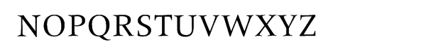Meridienâ„¢ Roman Font UPPERCASE