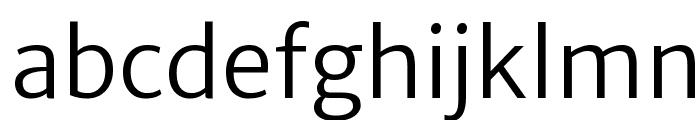Merriweather Sans Light Font LOWERCASE
