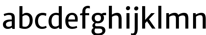 Merriweather Sans Regular Font LOWERCASE