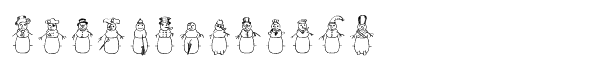 Merry Snowmen Regular Font UPPERCASE