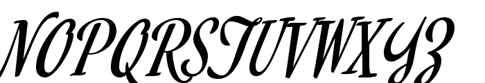 Mervale Script Font UPPERCASE