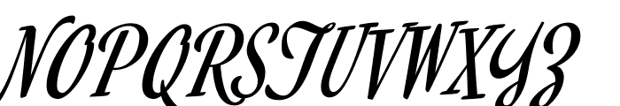 MervaleScript-Regular Font UPPERCASE