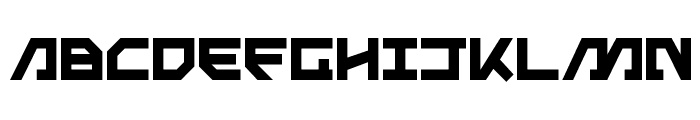 Metal Storm Font UPPERCASE