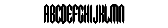 MetalCrusher Font UPPERCASE