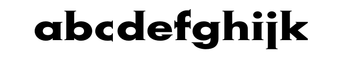 Metra Serif Bold OT Font LOWERCASE