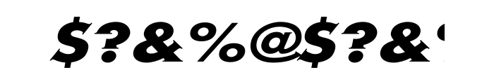 Metra Serif Bold Oblique OT Font OTHER CHARS
