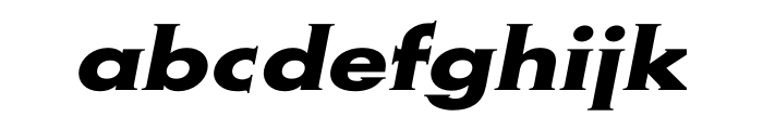Metra Serif Bold Oblique OT Font LOWERCASE