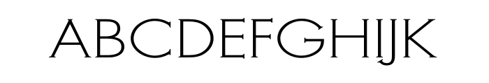 Metra Serif Light Caps OT Font UPPERCASE