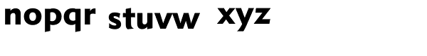 Metro Nova Pro Black Font LOWERCASE