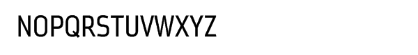 Metroflex 221 Narrow Regular Font UPPERCASE