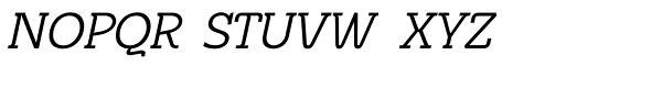 Metrolite Italic Font UPPERCASE