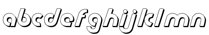 Metroplex Shadow Font LOWERCASE