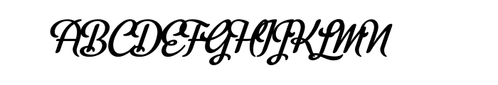 Metroscript OT Font UPPERCASE