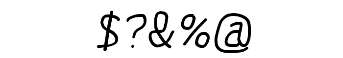 MewTooHand Bold Italic Font OTHER CHARS