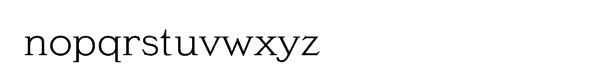 Meyer Two Regular Font LOWERCASE