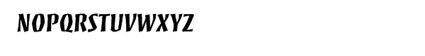 Mezz Bold Font UPPERCASE