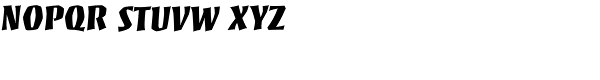 Mezz Std-Black Font UPPERCASE