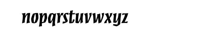 Mezz Std Bold Font LOWERCASE