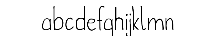 metafors-Regular Font LOWERCASE