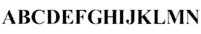 MGFT Times New Halftone Font UPPERCASE