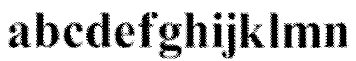 MGFT Times New Halftone Font LOWERCASE
