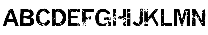 Miasm Infection Font UPPERCASE