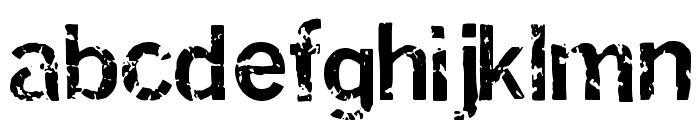 Miasm Infection Font LOWERCASE