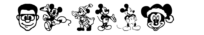 Mickey Mousebats Font OTHER CHARS