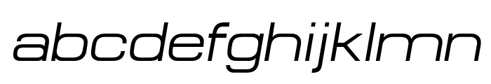 MicroExtendFLF-Italic Font LOWERCASE