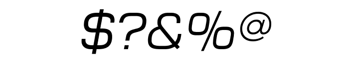 MicroFLF-Italic Font OTHER CHARS