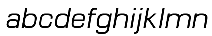 MicroFLF-Italic Font LOWERCASE