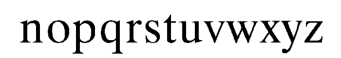MicroTiempo-Normal Font LOWERCASE
