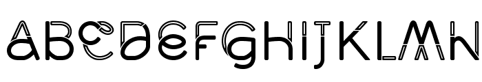 Middlecase Regular-Inline Font LOWERCASE