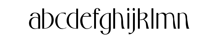 Middleton Regular Font LOWERCASE