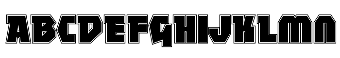 MightyContour-Black Font UPPERCASE