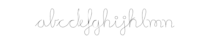 Mikelis-Light Font LOWERCASE