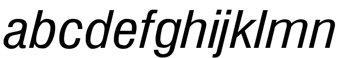 Milford Italic Font LOWERCASE