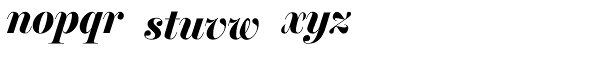Miller Banner Bold Italic Font LOWERCASE