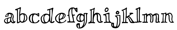 Miltonian Font LOWERCASE