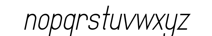 MindBlue Italic Font LOWERCASE