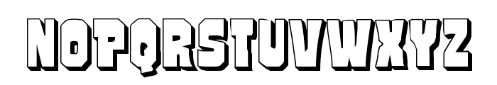 Mindless Brute 3D Font LOWERCASE