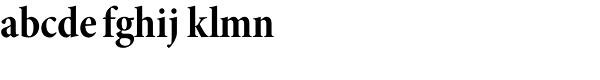 Minion Cn Subh Bold Font LOWERCASE