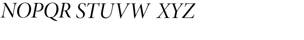 Minion Display Italic Font UPPERCASE