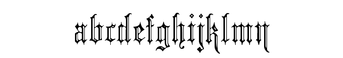 Minster No 2 Font LOWERCASE