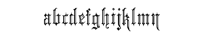 Minster No 5 Font LOWERCASE