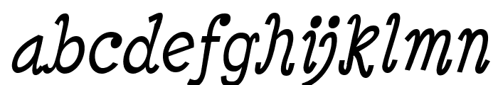 MinyaNouvelle-Italic Font LOWERCASE