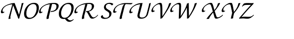 Mirandolina Calligr One Font UPPERCASE