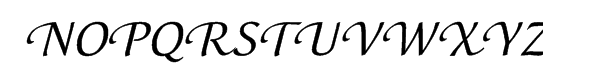 Mirandolina Cyrillic CalligrOne Font UPPERCASE