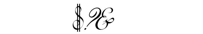 Mirella Script Limited Free Version.vfb Font OTHER CHARS
